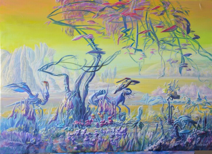 paysage n°24 绘画, 19.7x27.6 in