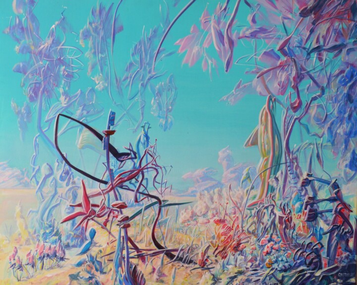 绘画,  19.7x27.6 in 