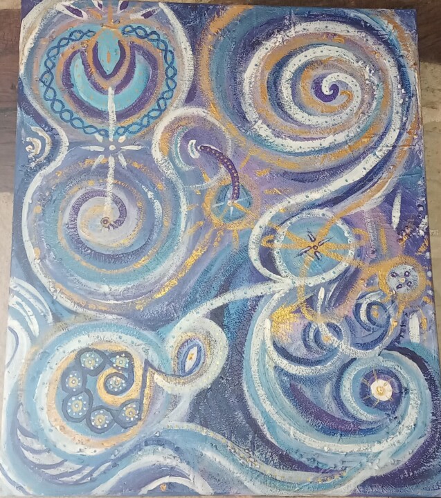 Interconnexions Pittura, 21,7x18,5 in