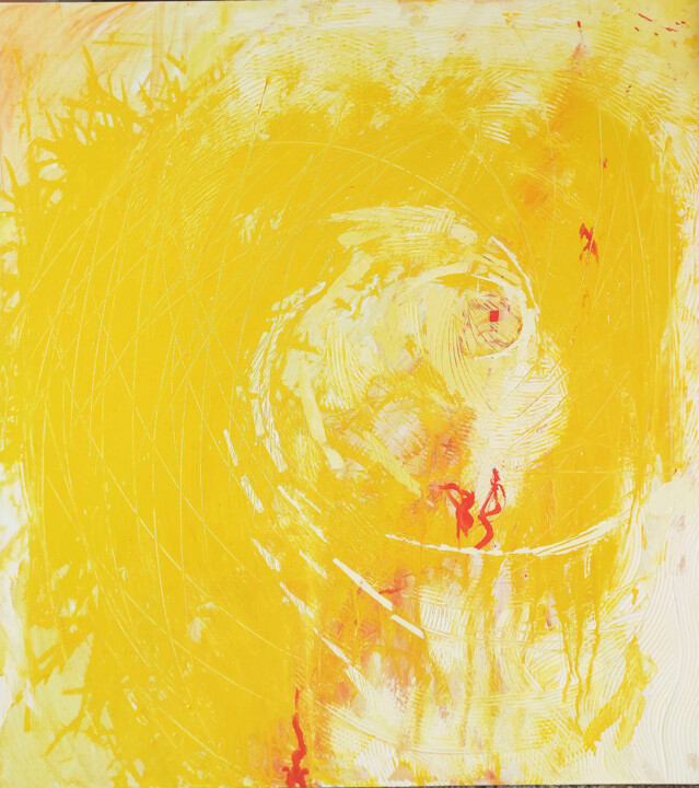 Hot Wind 绘画, 39.4x35.4 in