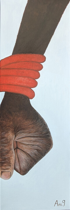 ESCLAVAGE n°4 绘画, 47.2x15.8 in