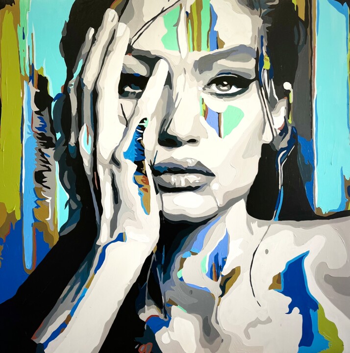 Gigi 绘画, 43.3x43.3 in