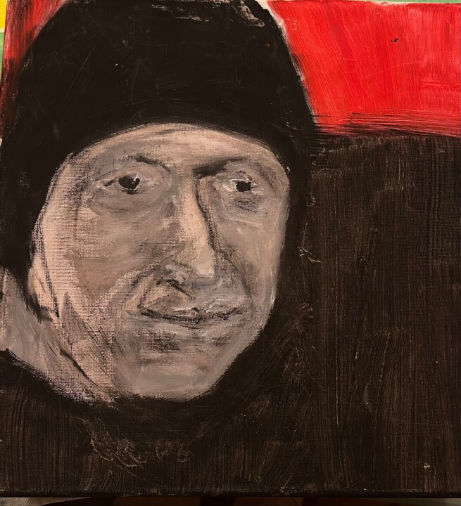 Porträt des Malers Herbert Brandl 绘画, 11.8x11.8 in
