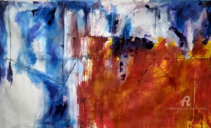 绘画,  61x100.4 in 