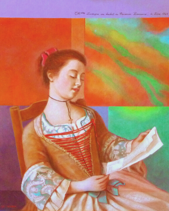 Aurore boréale Ζωγραφική, 15,8x12,8 in