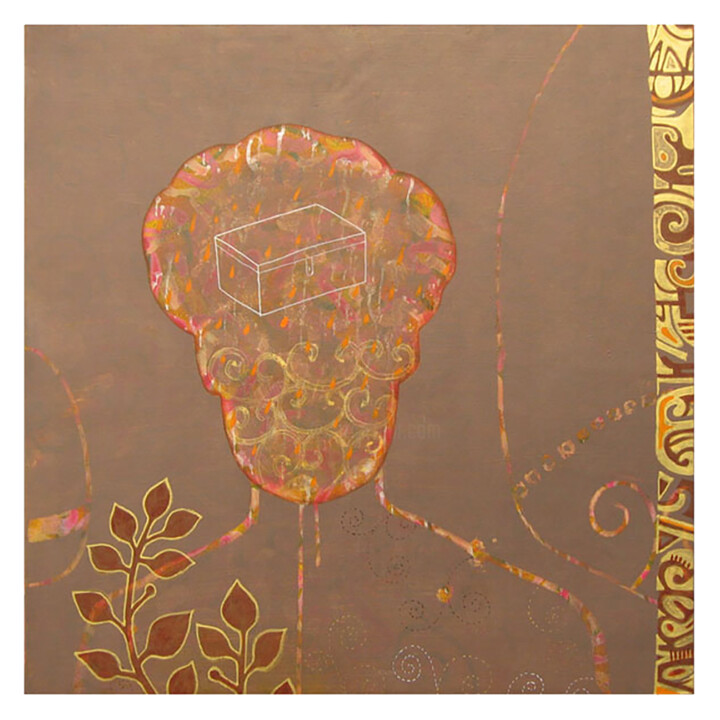 Around the Culture 绘画, 35.4x35.4 in