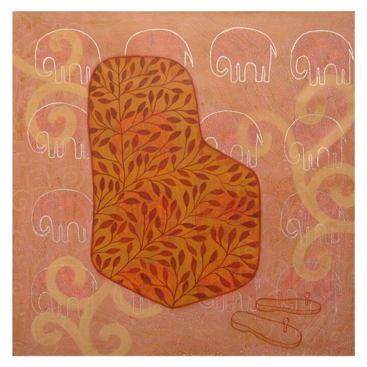 绘画,  48x48 in 