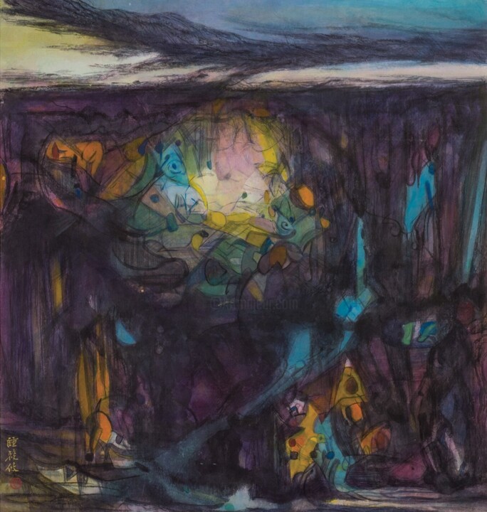 Song without the word (6) P-163 Malarstwo, 30,7x29,9 in