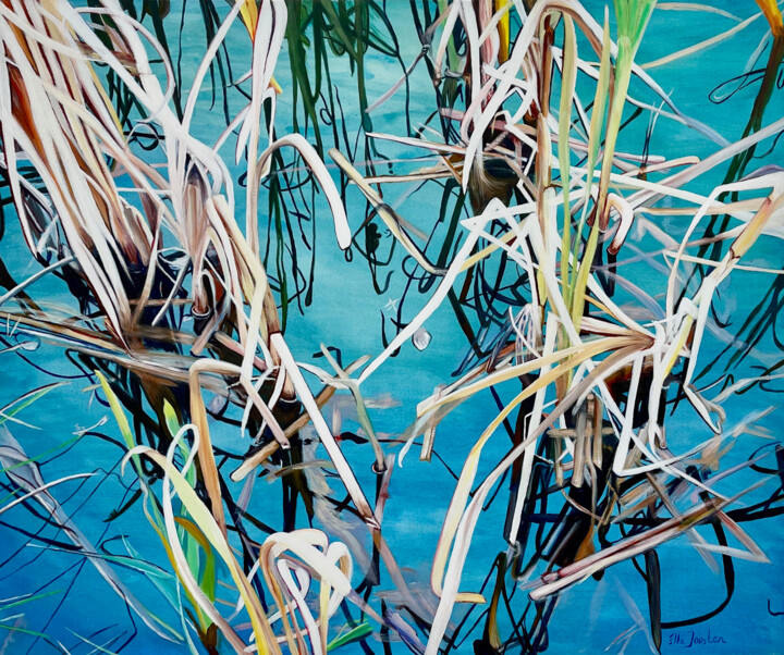 Painting titled "Reflection Three" by Ella Joosten, Original Artwork, Acrylic