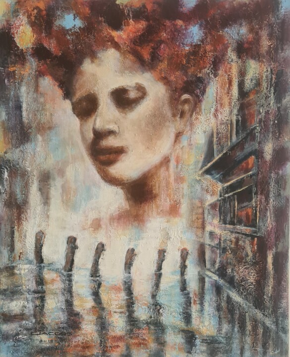 Peinture,  28,7x23,6 in 