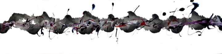 绘画,  8x32.5 in 