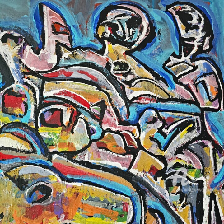 Artwork's surface or texture