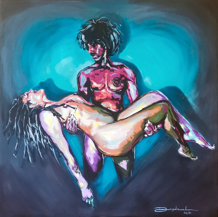 Pintura intitulada "7Nuart Des-Crimi-Na…" por Délio Leite, Obras de arte originais, Acrílico