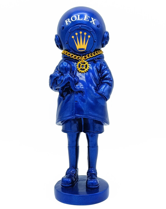 Sculpture intitulée "Submariner" par Ama, Œuvre d'art originale, Résine