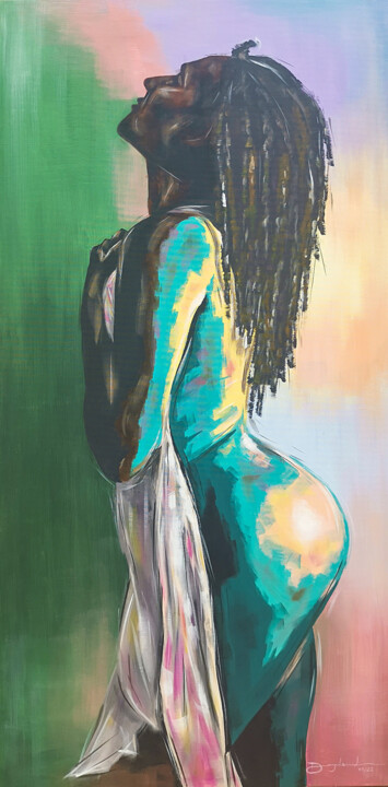 Pintura intitulada "7Nuart Sentindo" por Délio Leite, Obras de arte originais, Acrílico
