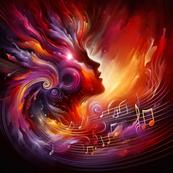Passionate Resonance: The Fusion of Music and Emotion 数字艺术