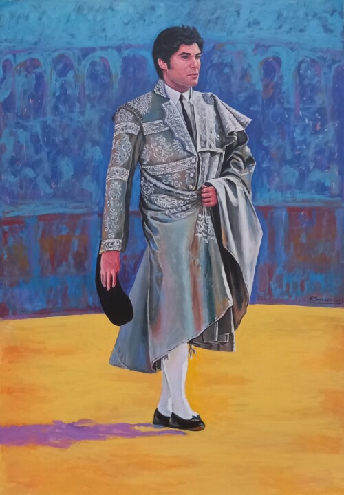 PASEILLO EN RONDA 绘画, 39.4x27.6 in