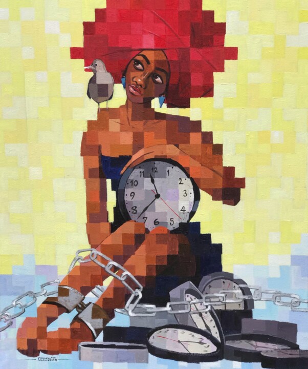 Cry to freedom 绘画, 36x30 in