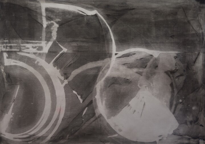 "Peloton" başlıklı Tablo Xenia Beliayeva tarafından, Orijinal sanat, Akrilik Ahşap Sedye çerçevesi üzerine monte edilmiş