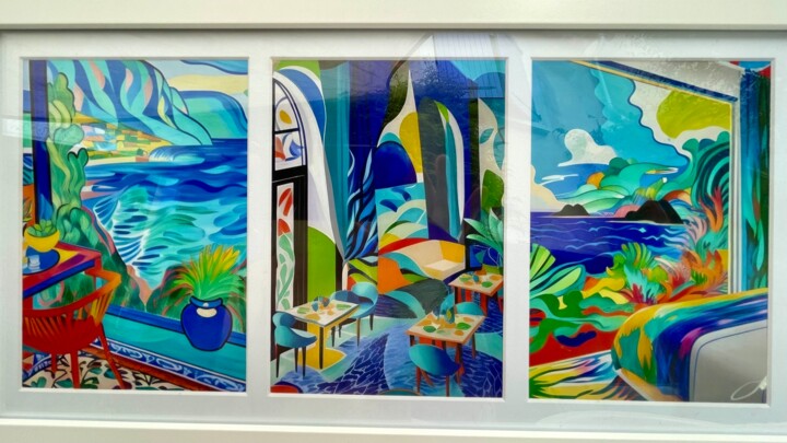 alcorart triptyque 001130724 Digitale Kunst, 7,9x15,8 in