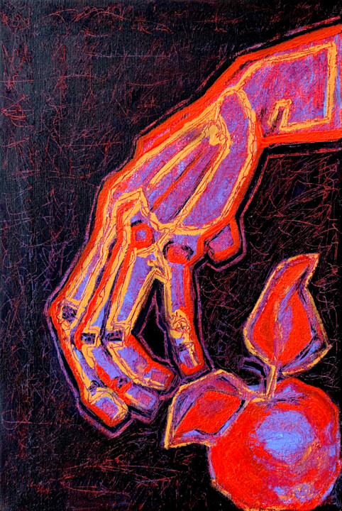 Losing joy 绘画, 12x8 in