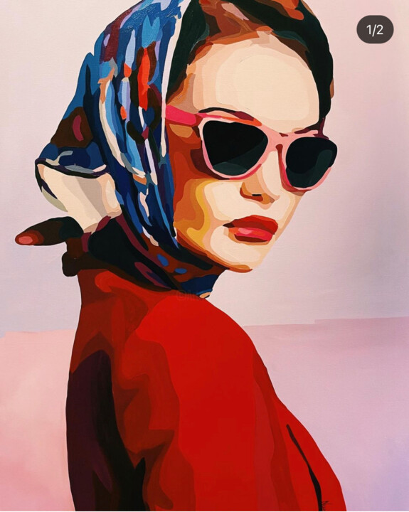 Gloria 绘画, 51.2x39.4 in