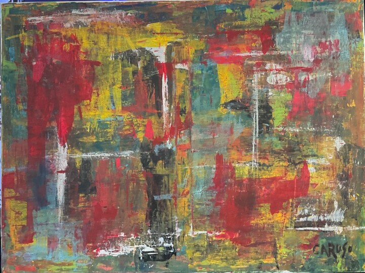 Unit #1999 “Turmoil In Gaza’’ 绘画, 18x24 in