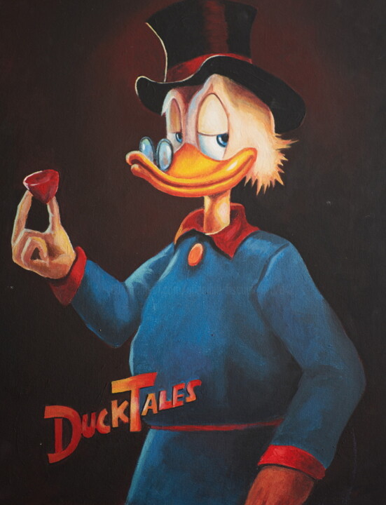 Mr. Scrooge McDuck Pintura, 19,7x15,8 in