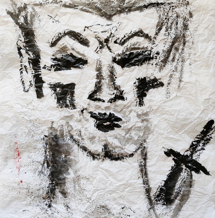 图画,  15.8x15.8 in 