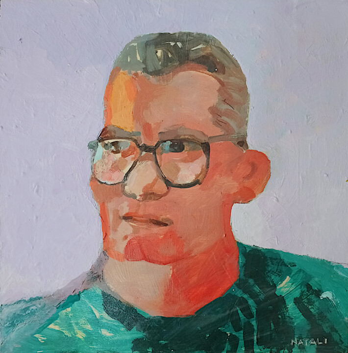绘画,  15.8x15.8 in 