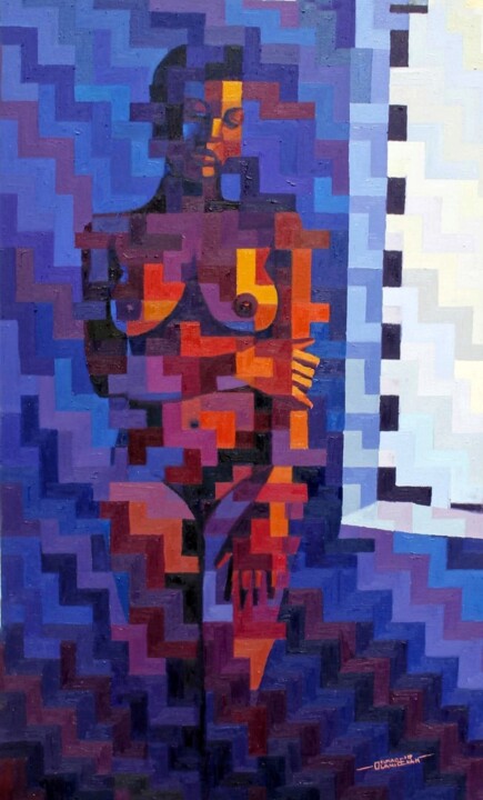绘画,  48x30 in 