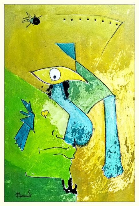 PICASSO MUY SIGLO XXI 绘画, 17x11 in
