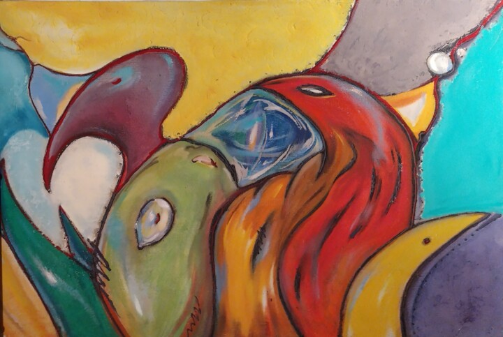 Schilderij,  30x48 in 