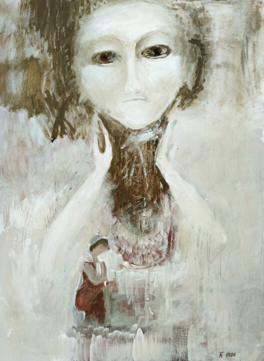 Mask 绘画, 29.5x21.7 in