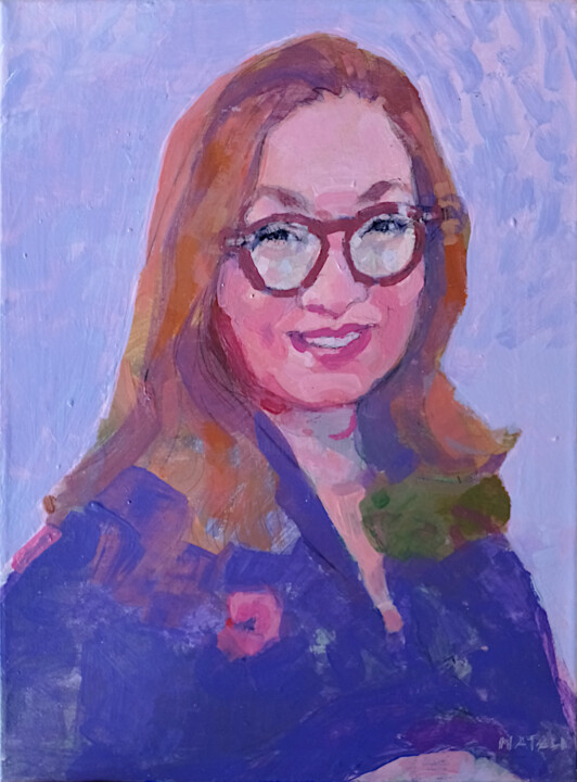 Mariella 绘画, 15.8x11.8 in