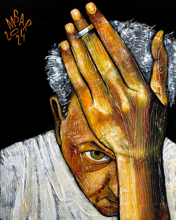 Fuck 绘画, 19.7x15.8 in