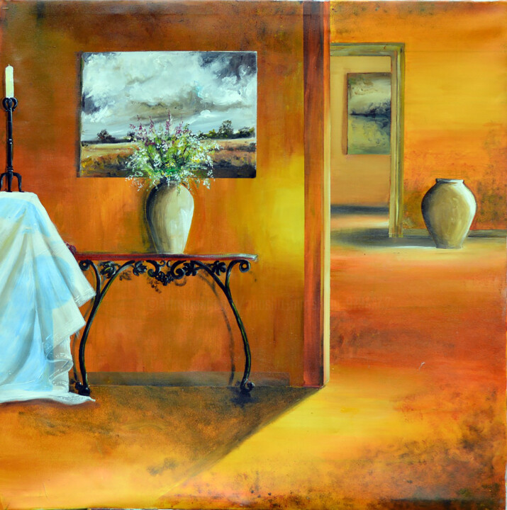 Home 绘画, 36x36 in