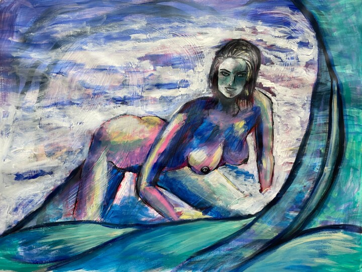 From the water 绘画, 27.6x35.4 in