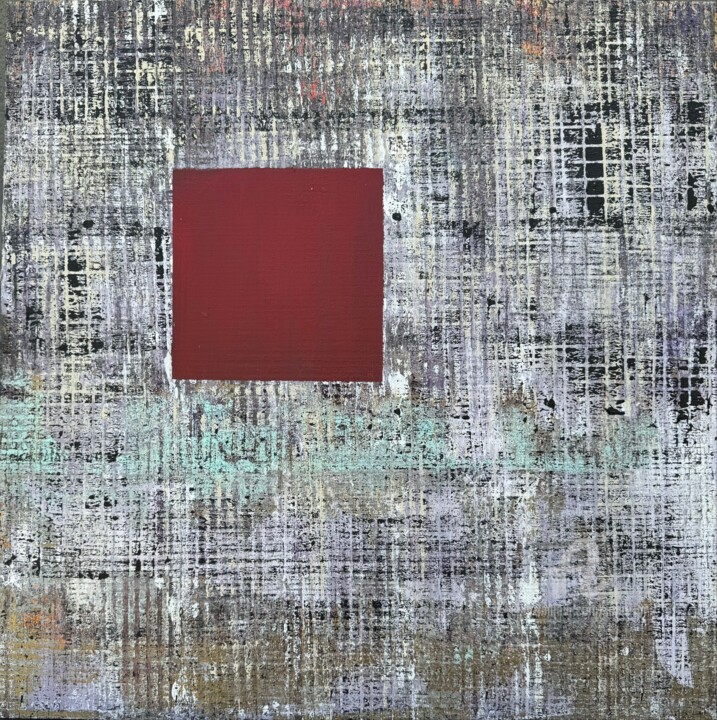 Schilderij getiteld "The Center of Time…" door John Long, Origineel Kunstwerk, Acryl