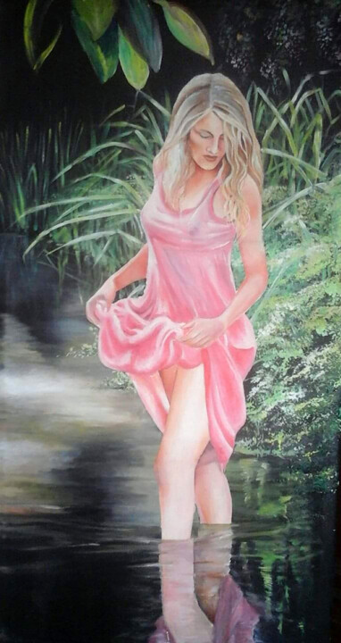 绘画,  46x24 in 