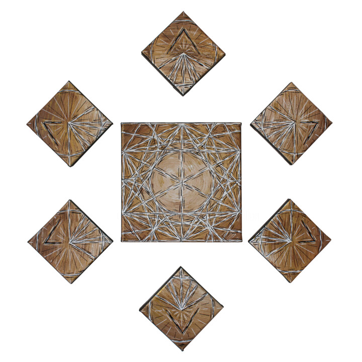 Metatron 绘画, 22.4x20.1 in