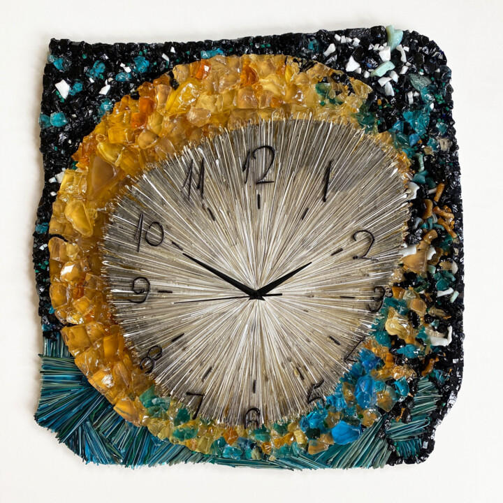 There's Not Enough Time. Wall clock 雕塑, 20.5x20.5 in