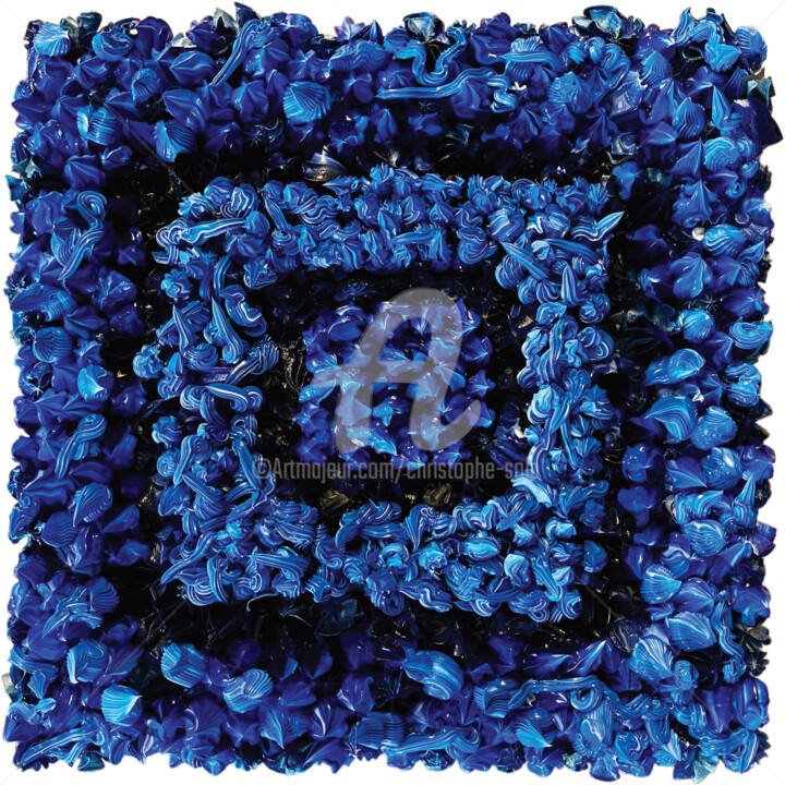 Depth of... Blue 30x30 2024 Tablo, 11,8x11,8 in