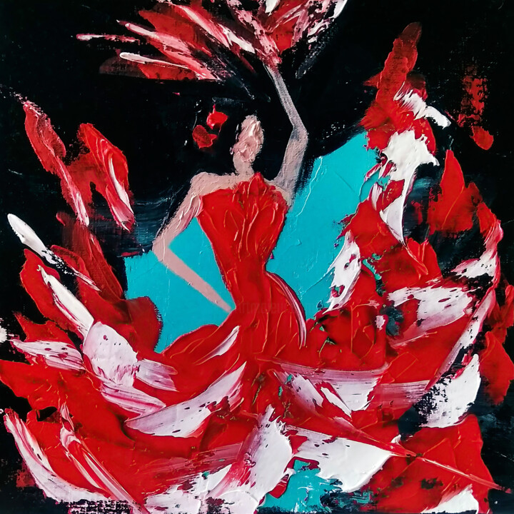 绘画,  7.9x7.9 in 