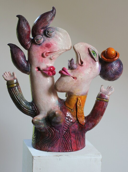 Ostatnie spotkanie 雕塑, 19.7x16.5 in