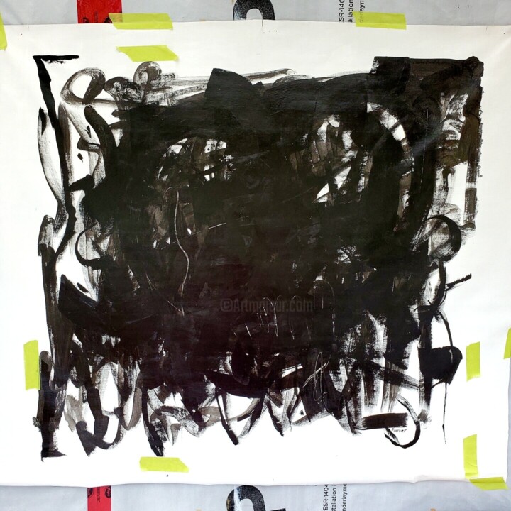 Steps of the making of the work
