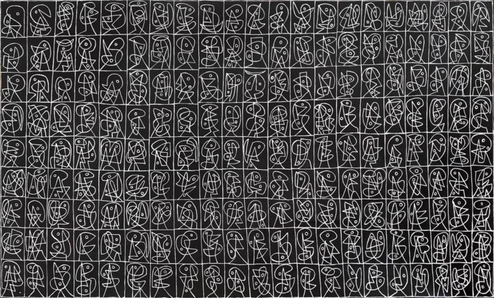 Signos 绘画, 39.4x63 in