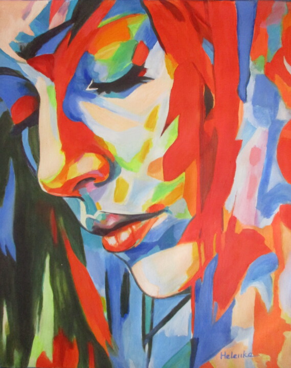 "Bold Reverie" 绘画, 25.6x20.5 in