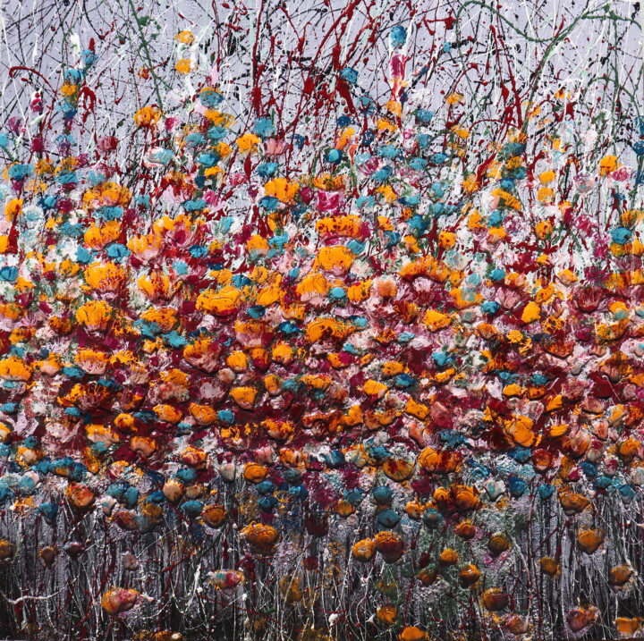 Yo soy la tierra de tus raíces 绘画, 39.4x39.4 in