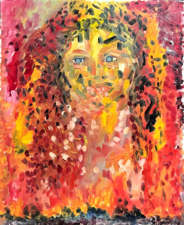 Amélie 绘画, 18.1x15 in